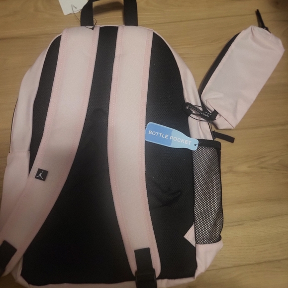 Nike - Pink and Black Air Jordan Backpack - Picture 5 of 6